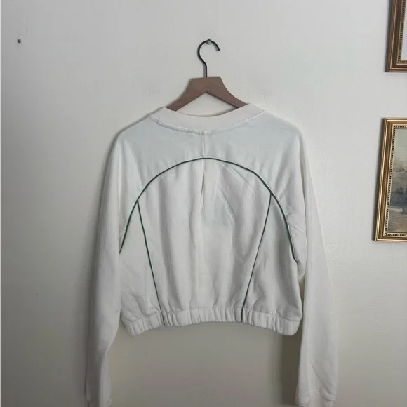 FP Movement by Free People Seeing Double White Embroidered Pullover XL NWT - Picture 3 of 4